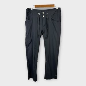 Columbia Womens size 10 Roll Tab Convertible Cargo Pocket Nylon Pants al8117